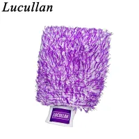 Premium Purple Microfiber Car Wash Mitt thumbnail 6