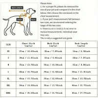 Custom Letter Pet Vest T-Shirt thumbnail 6