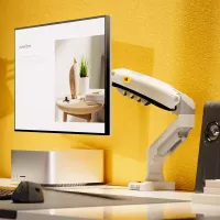 NB F80 Dual Arm Gas Spring Monitor Mount thumbnail 2