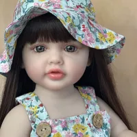 22" Silicone Reborn Baby Girl Doll thumbnail 5