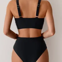 Sexy Cross High Waist Bikini Set thumbnail 2