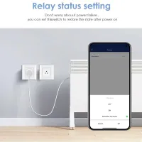 Смарт Wi-Fi розетка Tuya — совместима с Alexa/Google thumbnail 3