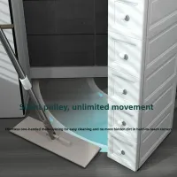 3-Tier Slim Rolling Storage Rack thumbnail 5