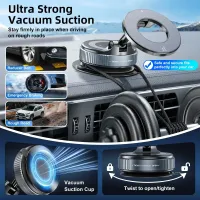 Magnetic Car Phone Mount 360° Adjustable thumbnail 4