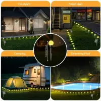 Solar Bubble Ball Pathway Lights thumbnail 5
