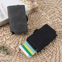 Slim RFID Card Wallet with Money Clip thumbnail 3
