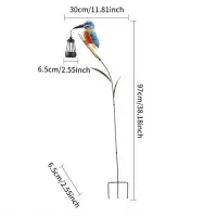 Solar Hummingbird Garden Light thumbnail 6