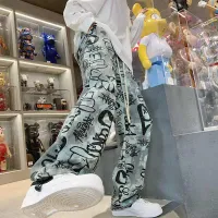 Y2K Graffiti Cargo Pants for Men thumbnail 2