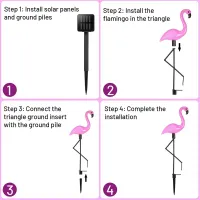 Flamingo Solar LED Garden Stake Light thumbnail 6