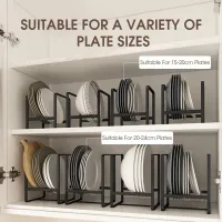 Plate Storage Organizer Rack thumbnail 2