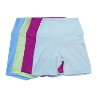 High Waist Yoga Biker Shorts thumbnail 2