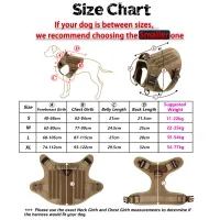Tactical Dog Training Harness Vest thumbnail 2