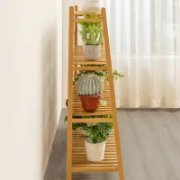 Bamboo Multi-Tier Plant Stand thumbnail 6
