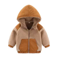 2026 Boys Fleece Winter Jacket Hooded thumbnail 2