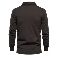 Men's Winter Knitted Cotton Cardigan thumbnail 3