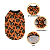Halloween Pumpkin Pet Vest Costume thumbnail 3