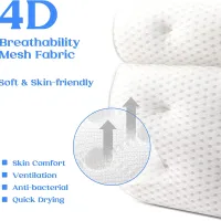 Luxury Bath Pillow with Suction Cups thumbnail 5