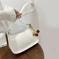Cherry Pendant PU Leather Shoulder Bag thumbnail 4
