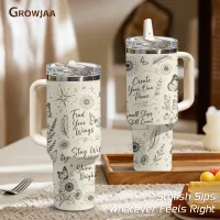 Just Breathe Motivational Tumbler thumbnail 2
