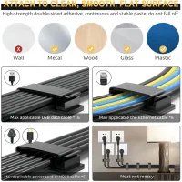 Self-Adhesive Cable Management Clips thumbnail 6