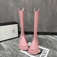 Women's Platform Knee-High Boots Zipper thumbnail 2