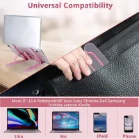 Pink Foldable Laptop Stand thumbnail 4
