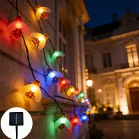 Solar Bee String Lights - Outdoor Decor thumbnail 4
