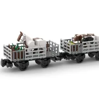 Animal Transport Train Building Block Set thumbnail 4