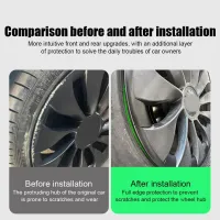 Tesla Model Y 21" Uberturbine Rim Protectors thumbnail 3