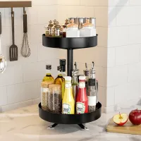 360° Rotating Spice Rack Organizer thumbnail 1