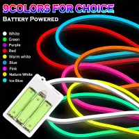 Battery Powered Neon LED Strip Lights thumbnail 1