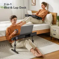 Adjustable Foldable Laptop Bed Desk thumbnail 6