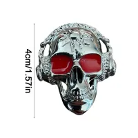 Skull Head Metal Car Vent Clip thumbnail 6