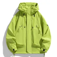 Men's Hooded Windbreaker Jacket thumbnail 2