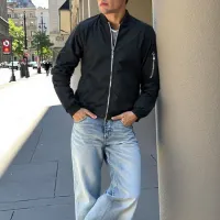 Men's Lightweight Zip-Up Windbreaker Jacket thumbnail 4