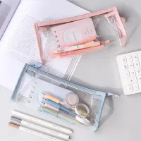 Transparent Large Capacity Kawaii Pencil Case thumbnail 2