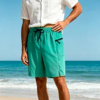 Men's Quick Dry Beach Swim Trunks thumbnail 3