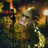 Solar Watering Can Fairy Lights thumbnail 2