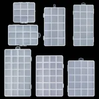 Clear Plastic Jewelry Organizer Box thumbnail 2