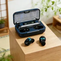 9D Stereo High Bass Bluetooth Headphones thumbnail 1