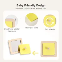 Montessori Mirror Puzzle Busy Board thumbnail 3