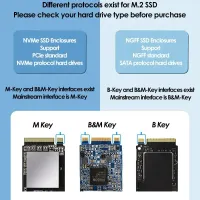 M.2 NVMe/SATA USB-C Enclosure thumbnail 4