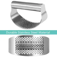 Stainless Steel Garlic Rocker Press thumbnail 5