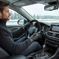 38cm Heated Steering Wheel Cover thumbnail 3