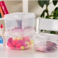 Sterilite FlipTop Stackable Storage Bin thumbnail 3