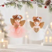 Christmas Angel Hairpin Ornaments Set thumbnail 4
