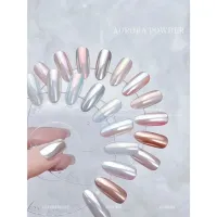 Silver Mirror Nail Powder Pigment thumbnail 5