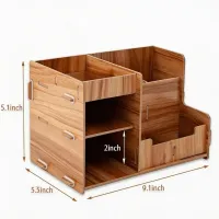 Wooden Multi-Layer Desk Organizer thumbnail 6