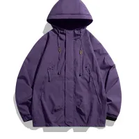 Men's Hooded Windbreaker Jacket thumbnail 6