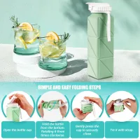 Collapsible Travel Water Bottle thumbnail 3